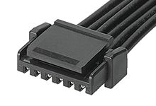 Molex Conjunto De Cables Micro-Lock Plus 45111, Long. 150mm, Con A: Hembra, 6 Vías, Con B: Hembra, 6 Vías, Paso 1.25mm