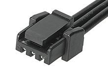 Molex Conjunto De Cables Micro-Lock Plus 45111, Long. 150mm, Con A: Hembra, 3 Vías, Con B: Hembra, 3 Vías, Paso 1.25mm