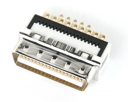 Hirose SCSI-Steckverbinder 36-polig Stecker Gerade, Kabelmontage, 1.27mm, Serie Löten DX