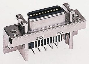 3M MDR 102 Sub-D Steckverbinder Buchse Abgewinkelt, 36-polig / Raster 1.27mm, THT Lötanschluss