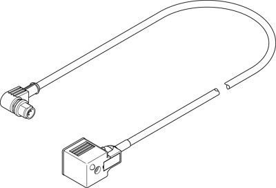 Festo Cable Para Uso Con Válvula De Conexión