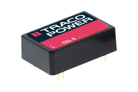 TRACOPOWER TEL 5 DC/DC-Wandler 5W 12 V Dc IN, ±15V Dc OUT / ±200mA 1.5kV Dc Isoliert