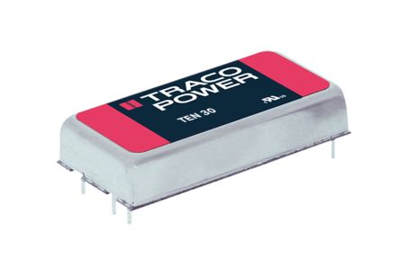 TRACOPOWER TEN 30 DC/DC-Wandler 30W 24 V Dc IN, ±5V Dc OUT / ±3A 1.5kV Dc Isoliert
