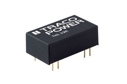 TRACOPOWER THL 3WI DC/DC-Wandler 3W 24 V Dc IN, 5V Dc OUT / 600mA 1.5kV Dc Isoliert