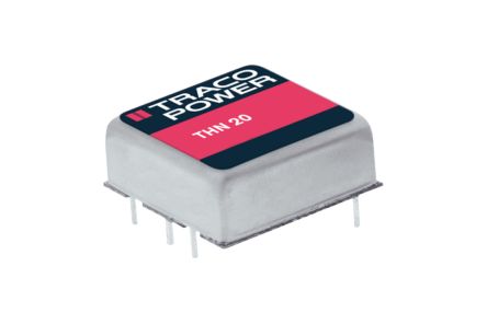 TRACOPOWER THN 20 DC/DC-Wandler 20W 12 V Dc IN, 12V Dc OUT / 1.67A 1.5kV Dc Isoliert