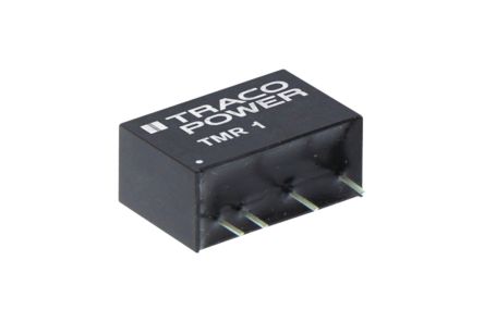 TRACOPOWER TMR 1 DC/DC-Wandler 1W 5 V Dc IN, ±15V Dc OUT / ±33mA 1.5kV Dc Isoliert