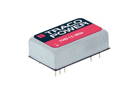 TRACOPOWER THD 15WIN DC/DC-Wandler 15W 24 V Dc IN, ±5V Dc OUT / ±1.5A 1.5kV Dc Isoliert