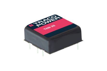 TRACOPOWER THN 30 DC-DC Converter, 24V Dc/ 1.25A Output, 9 → 18 V Dc Input, 30W, Through Hole, +85°C Max Temp