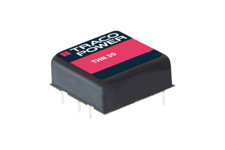 TRACOPOWER THN 30 DC/DC-Wandler 30W 12 V Dc IN, ±15V Dc OUT / ±1A 1.5kV Dc Isoliert