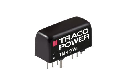 TRACOPOWER TMR 9 WI DC-DC Converter, 15V Dc/ 600mA Output, 9 → 36 V Dc Input, 9W, Through Hole, +85°C Max Temp