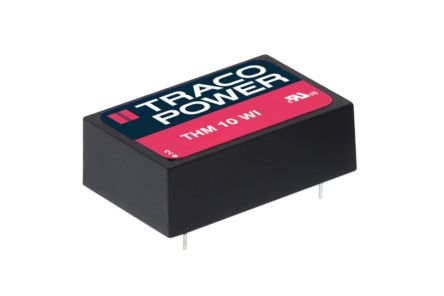 TRACOPOWER THM 10WI DC-DC Converter, 5V Dc/ 2A Output, 18 → 75 V Dc Input, 10W, Through Hole, +85°C Max Temp