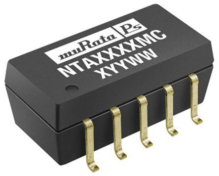 Murata Power Solutions Murata NTA DC/DC-Wandler 1W 5 V Dc IN, ±5V Dc OUT / ±100mA 1kV Dc Isoliert
