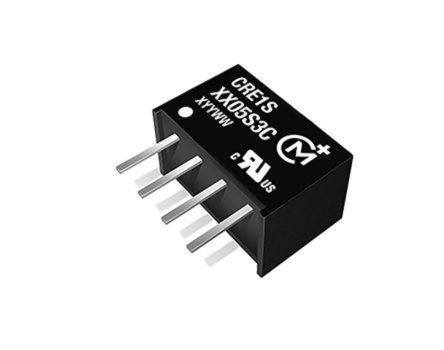 Murata Power Solutions Murata CRE1 DC/DC-Wandler 1W 5 V Dc IN, 5V Dc OUT / 200mA 3kV Dc Isoliert