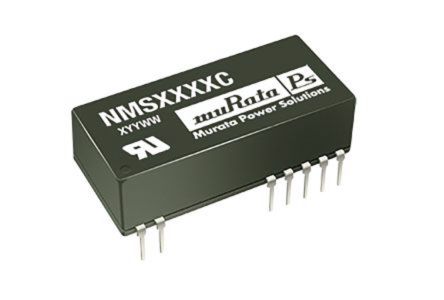 Murata Power Solutions Murata NMS DC/DC-Wandler 2W 5 V Dc IN, ±15V Dc OUT / ±67mA 6kV Dc Isoliert