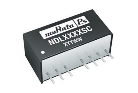 Murata Power Solutions Murata NDL DC/DC-Wandler 2W 24 V Dc IN, 12V Dc OUT / 167mA 1kV Dc Isoliert