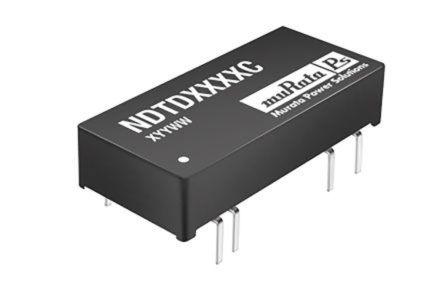 Murata Power Solutions Murata NDTD DC/DC-Wandler 3W 24 V Dc IN, ±5V Dc OUT / ±300mA 1kV Dc Isoliert