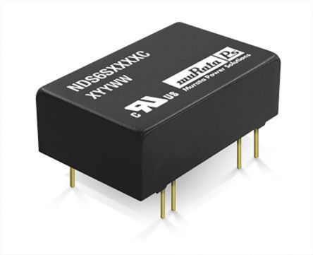 Murata Power Solutions Murata NDS6 DC/DC-Wandler 6W 24 V Dc IN, 15V Dc OUT / 400mA 1.5kV Dc Isoliert