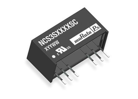 Murata Power Solutions Murata NCS3 DC/DC-Wandler 3W 48 V Dc IN, 12V Dc OUT / 250mA 1.5kV Dc Isoliert