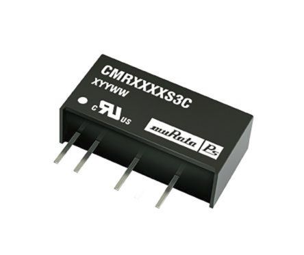 Murata Power Solutions Murata CMR DC/DC-Wandler 0.75W 5 V Dc IN, ±12V Dc OUT / ±31mA 3kV Dc Isoliert