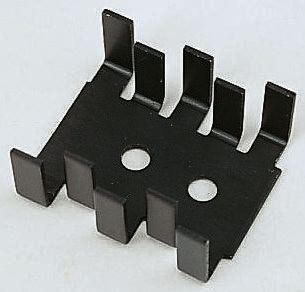 Seifert 电子散热器, 30 x 25.4 x 12.7mm, 15K/W, 焊接安装, 黑色