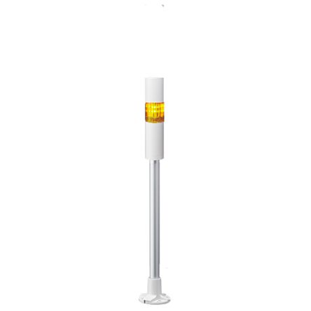 Patlite LR4 LED Signalturm Mehrfarbig LED Gelb + Summer Blitz, Dauer 463.5mm Multifunktion