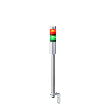Patlite LR4 LED Signalturm 2-stufig Mehrfarbig LED Rot/Grün Dauer 464mm Multifunktion