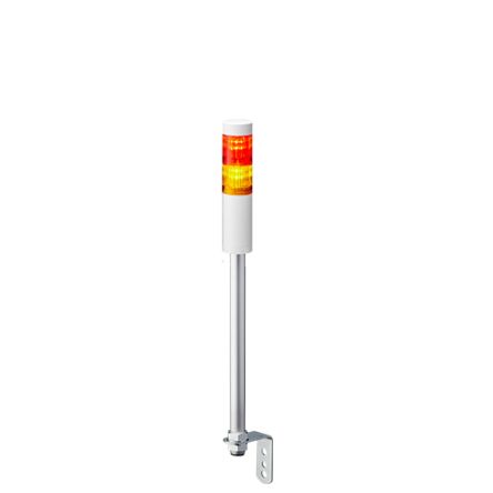 Patlite LR4 LED Signalturm 2-stufig Mehrfarbig LED Rot/Gelb Dauer 464mm Multifunktion