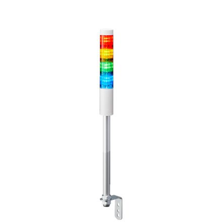 Patlite LR4 LED Signalturm Bis 4-stufig Mehrfarbig LED Rot/Gelb/Grün/Blau Dauer 544mm Multifunktion