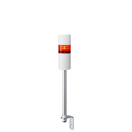 Patlite Colonnes Lumineuses Pré-configurées à LED Feu Flash, Fixe, Coloré Avec Buzzer, Série LR6, 24 V C.c.