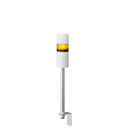 Patlite LR6 LED Signalturm Mehrfarbig LED Gelb + Summer Blitz, Dauer 458.5mm Multifunktion