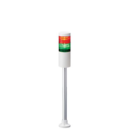 Patlite LR6 LED Signalturm 2-stufig Mehrfarbig LED Rot/Grün Dauer 469mm Multifunktion
