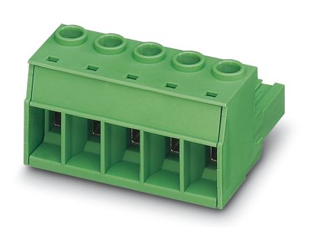 Phoenix Contact, PC 16/2-ST 10.16, 2 Way, Pluggable Terminal Block, Plug, Plug-In, Screw Termination, 1967375