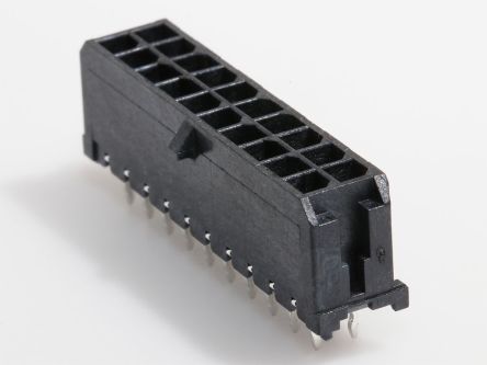 Molex Embase Pour CI, Micro-Fit 3.0, 20 Pôles, 3.0mm, 2 Rangées, 5.0A, Droit