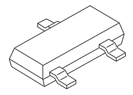 Nexperia BC807-40,235 SMD, PNP Transistor –45 V / –500 MA, TO-236 3-Pin