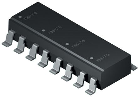 Isocom TLP521-4 SMD Quad Optokoppler / Phototransistor-Out, 16-Pin SMD, Isolation 5,3 KV Eff