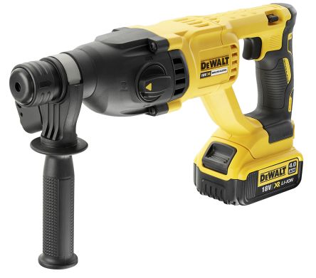 DeWALT Li-Ion Akku SDS Bohrhammer 18V Bürstenlos 4Ah