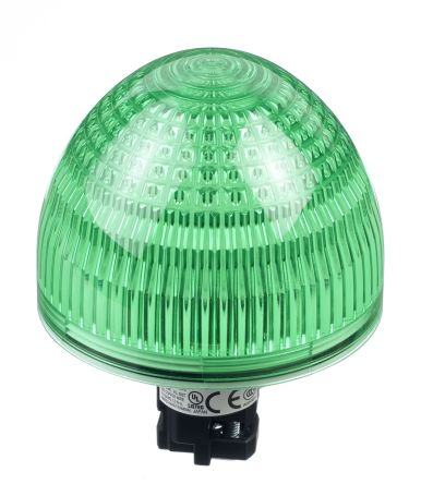Idec LED Schalttafel-Anzeigelampe Grün, Montage-Ø 22.3mm