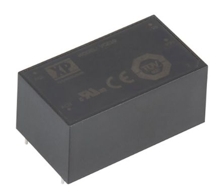 XP Power Switching Power Supply, VCE10US12, 12V Dc, 830mA, 10W, 1 Output, 85 → 305V Ac Input Voltage