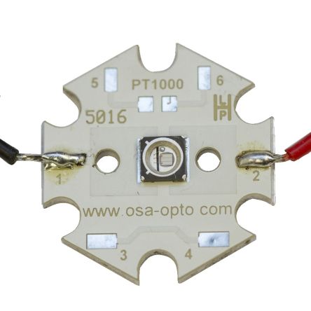 OSA Opto SMD UV-LED 395nm, Rund, Gehäuse 2 Pin