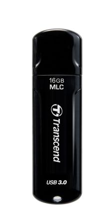 Transcend MLC, USB-Stick, 16 GB, USB 3.0, JetFlash 750, Industrieausführung