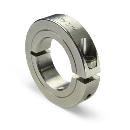 Ruland 轴环, 10mm轴直径, 一件, 夹紧螺丝, 不锈钢, 20mm外径, 5.5mm宽度