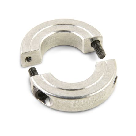 Ruland Shaft Collar Two Piece Clamp Screw, Bore 16mm, OD 30mm, W 8mm, Aluminium