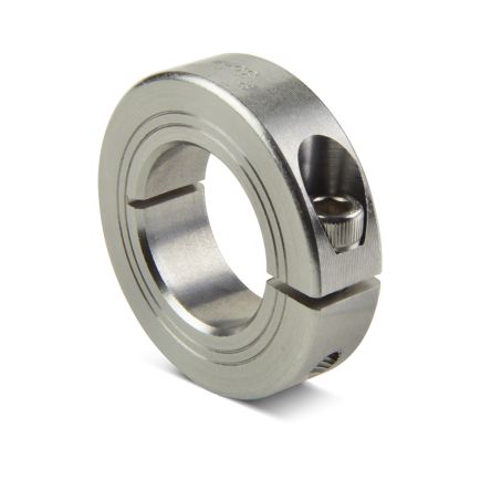 34mm OD Stainless Steel 13mm Width 15mm Bore Metric Ruland MSP-15-SS Two-Piece Clamping Shaft Collar