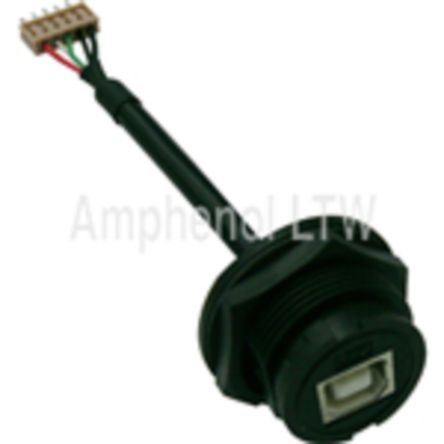 Amphenol Industrial UB USB-Steckverbinder B / 1.0A, Tafelmontage