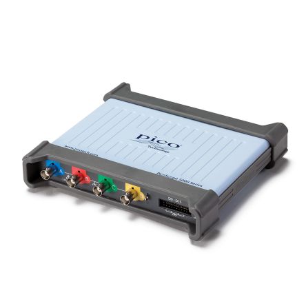 Pico Technology 5442D MSO PC Oszilloskop 4-Kanal Analog 60MHz, DKD/DAkkS-kalibriert CAN, LIN, RS232, RS422, RS485, SPI, UART, USB