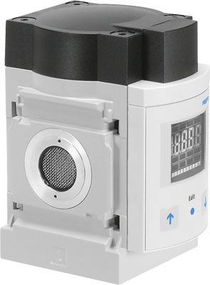 Festo Regulador De Caudal SFAM-62-5000L-M-2SA-M12, NC, NA, Sensor De Flujo, IP65