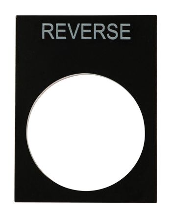 RS PRO Beschriftungsplatte Für Ptec-Drucktaste Reverse