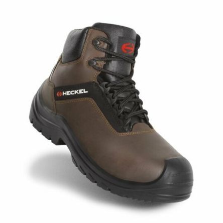 Heckel Stivaletti Antinfortunistici S3 Da Unisex Tg. 37, Col. Nero, Resistenti All'acqua, Con Puntale Di Sicurezza