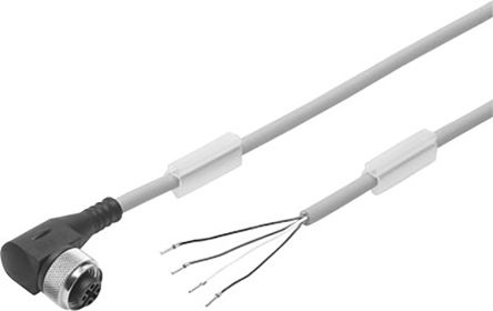 Festo Sensor Neumático NEBU-M12W5-K-5-LE4, Cable De Conexión, IP65, IP68, IP69K