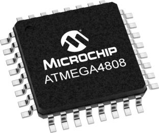 Microchip ATmega4808-AFR, 8bit AVR Microcontroller, ATmega, 20MHz, 48 KB Flash, 32-Pin TQFP